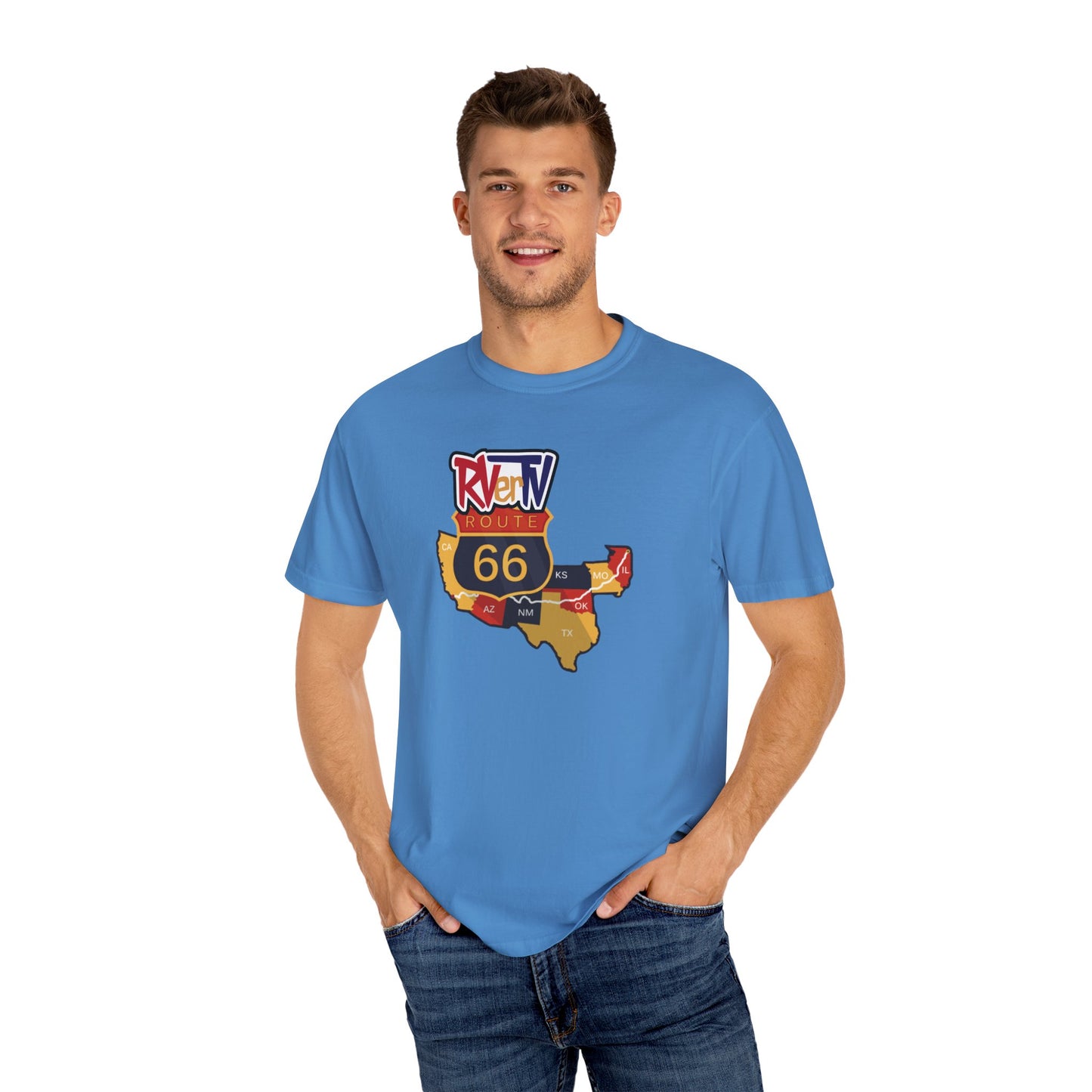 Route 66 Map -T-shirt