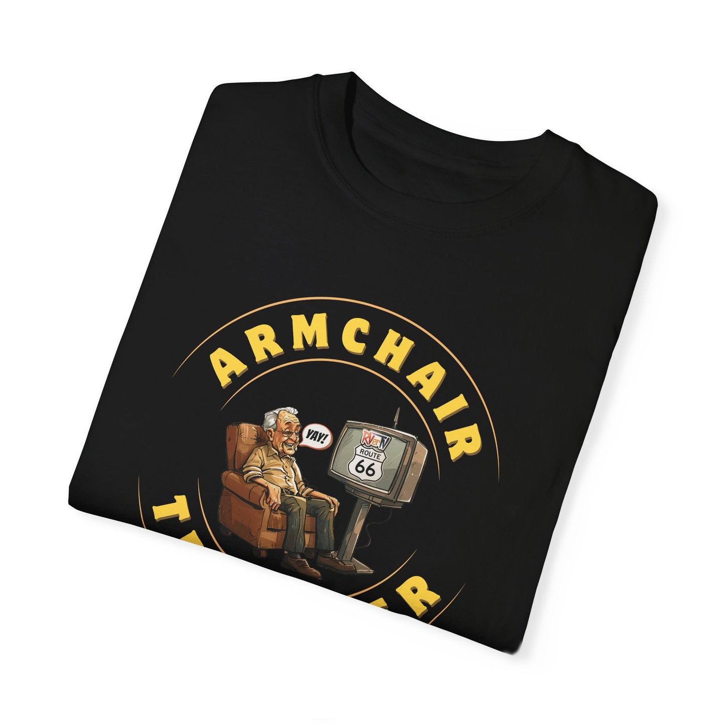 Armchair Traveler Grandpa - T-shirt