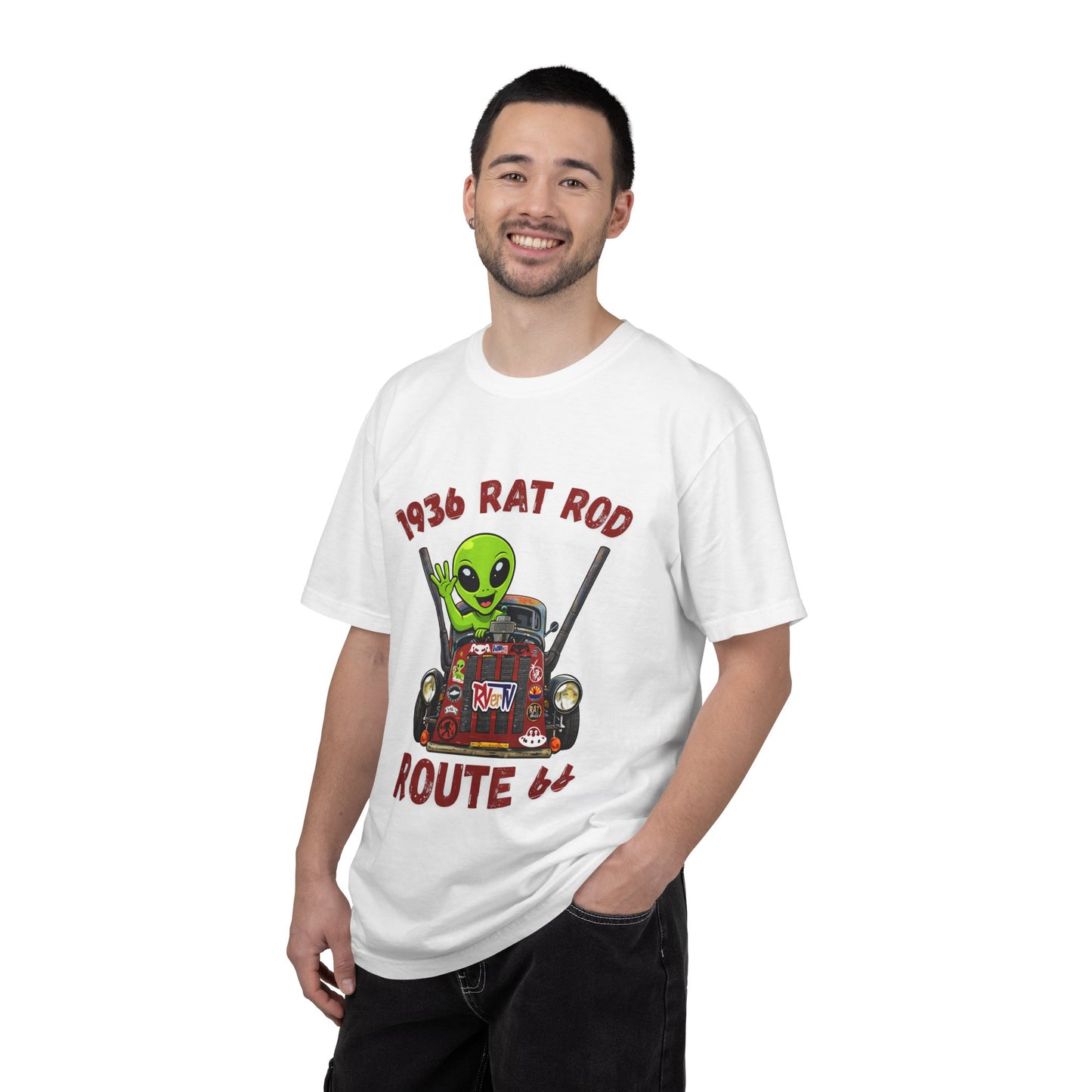 1936 Rat-Rod Route 66 - T-Shirt