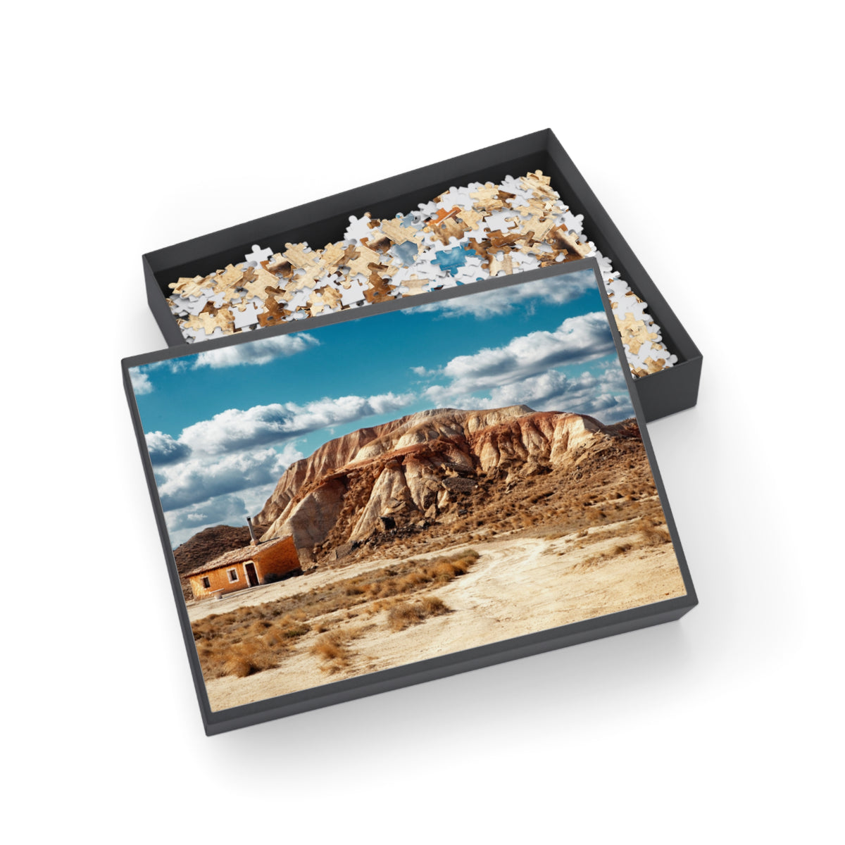 Shack by the Mountain Puzzle (96, 252, 500, 1000-Piece)