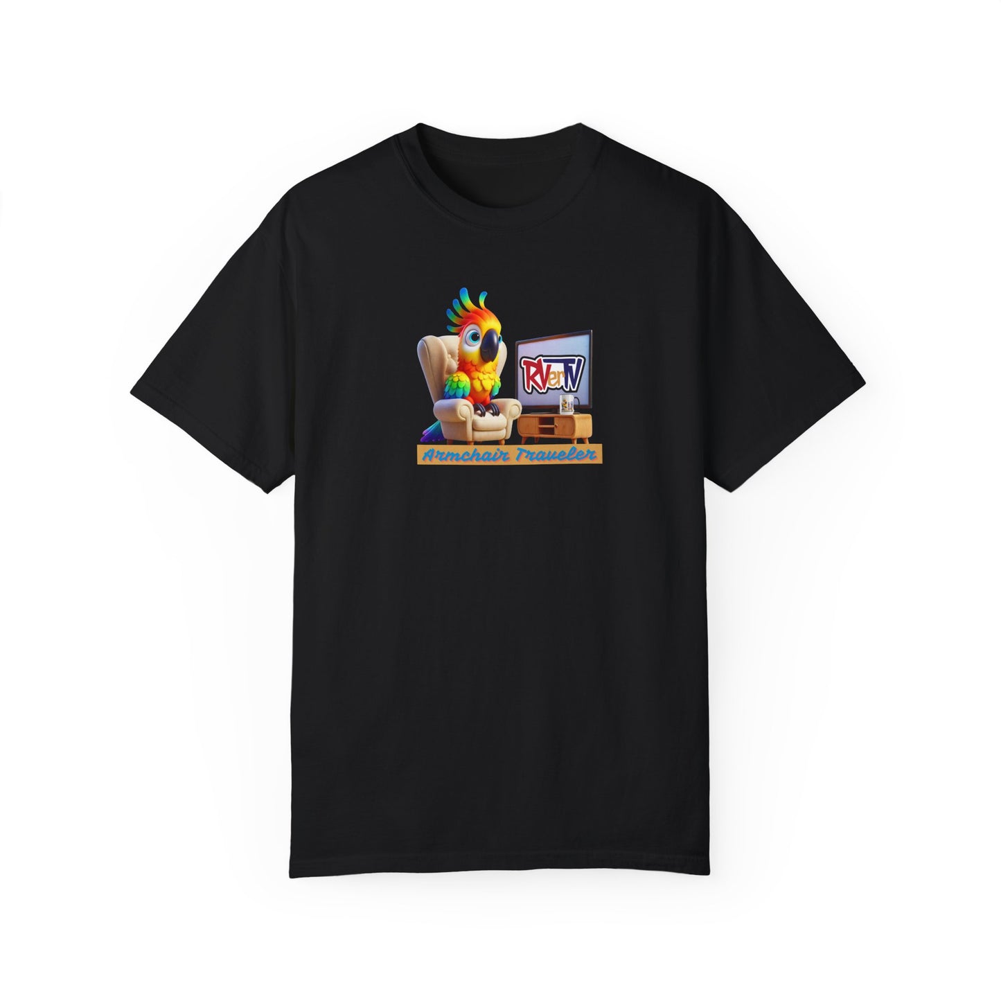 Armchair Traveler Bird - T-shirt