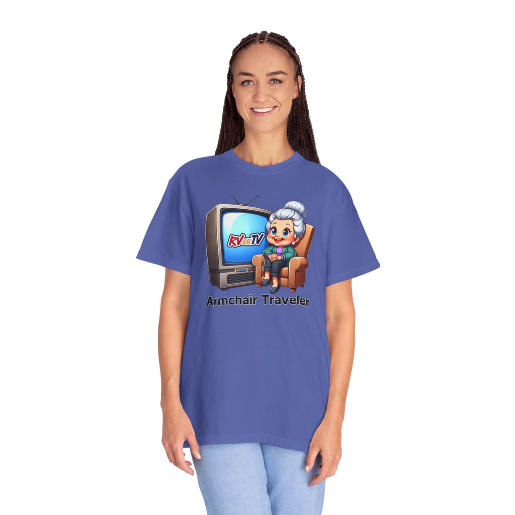 Armchair Traveler Grannie - T-shirt  (original design)