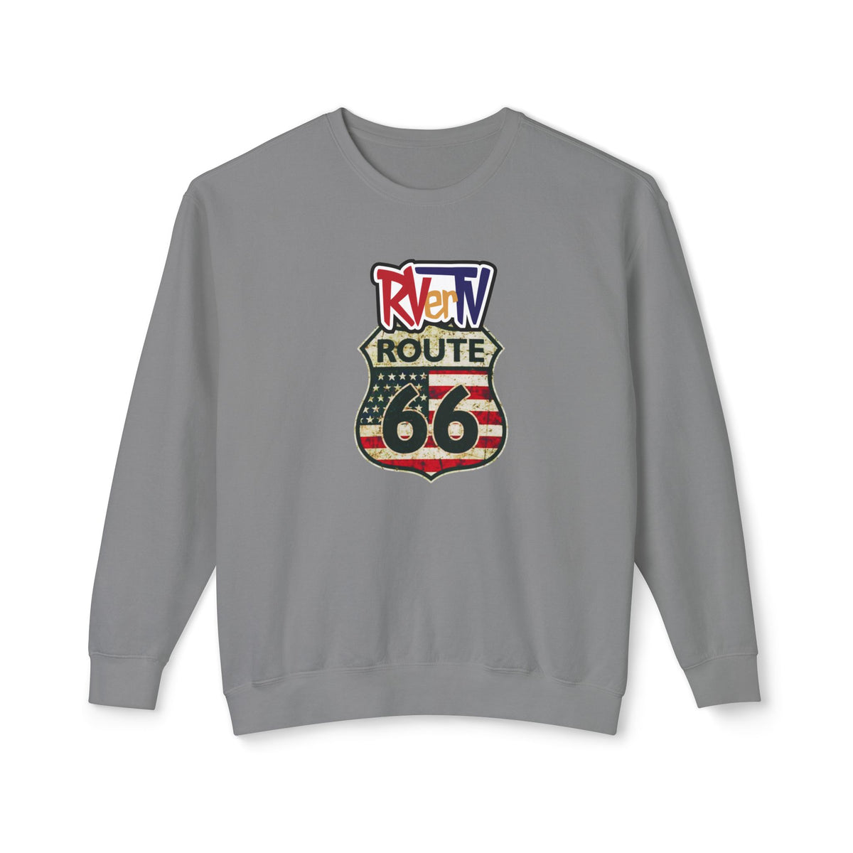 Route 66 Flag  - Sweatshirt