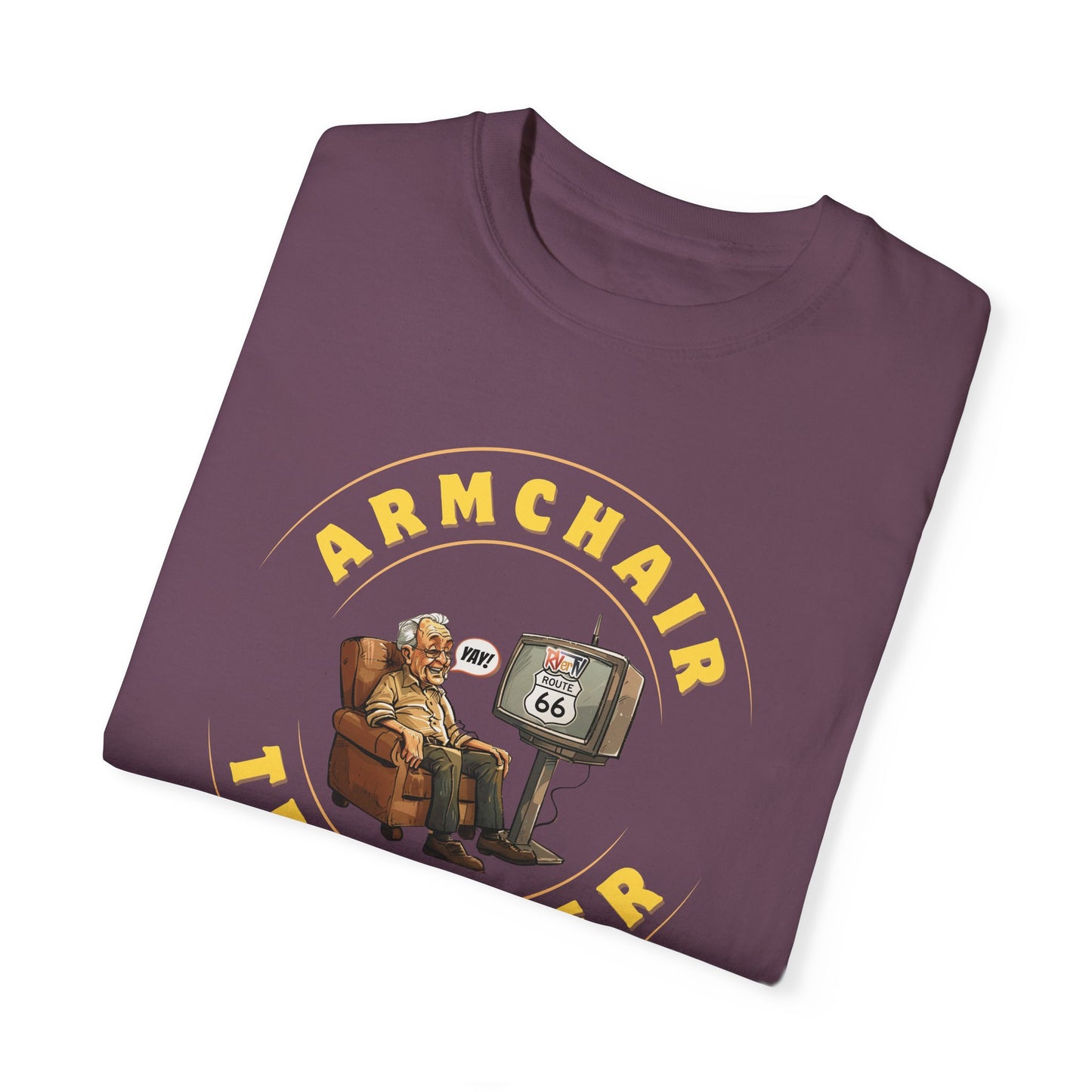 Armchair Traveler Grandpa - T-shirt