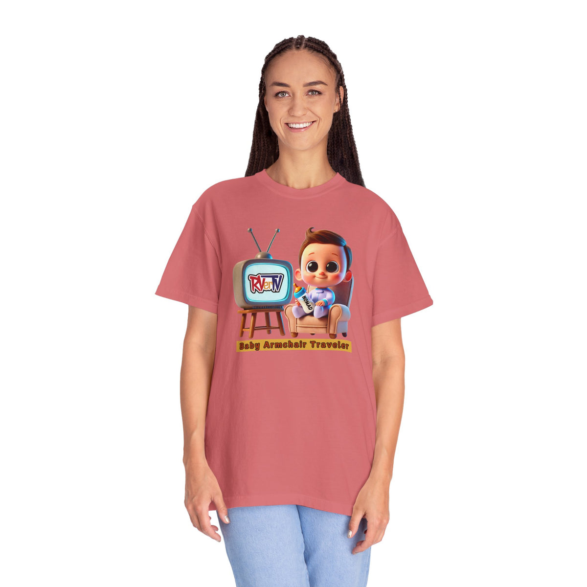 Armchair Traveler Baby - T-shirt (original design)