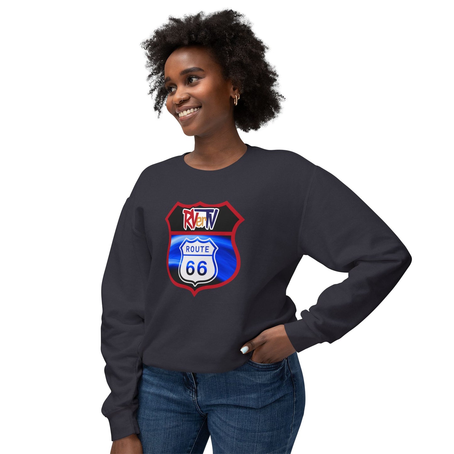 Route 66 Sign - Sweatshirt