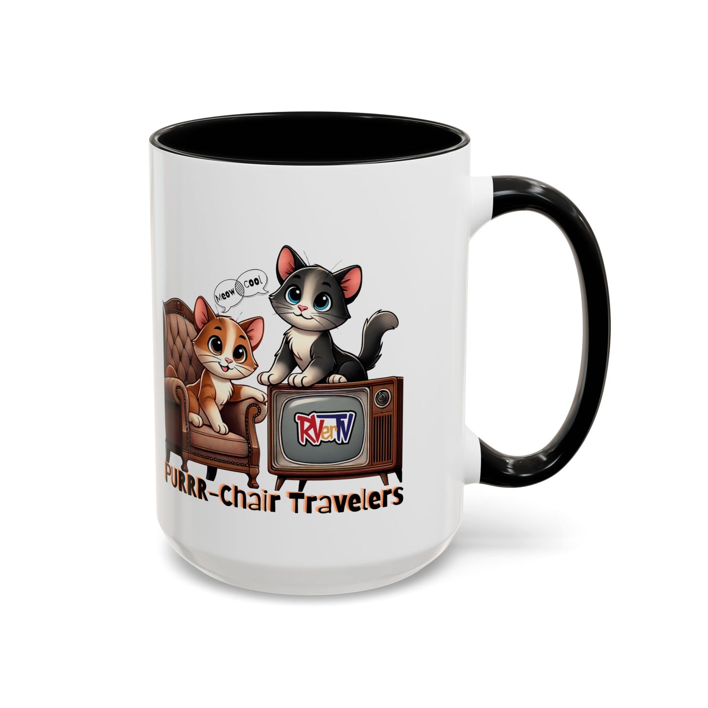 Purrr-Chair Travelers - Coffee Mug