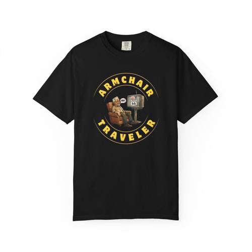 Armchair Traveler Grandpa - T-shirt (new design)