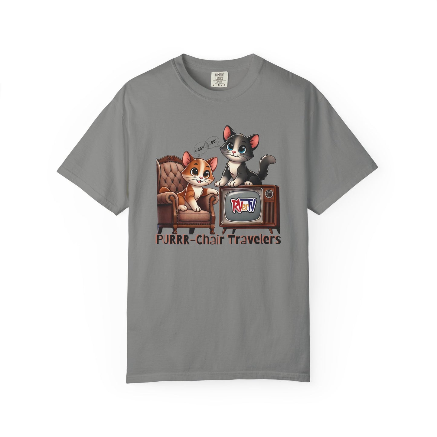 Purrr-Chair Travelers - T-shirt (original design)