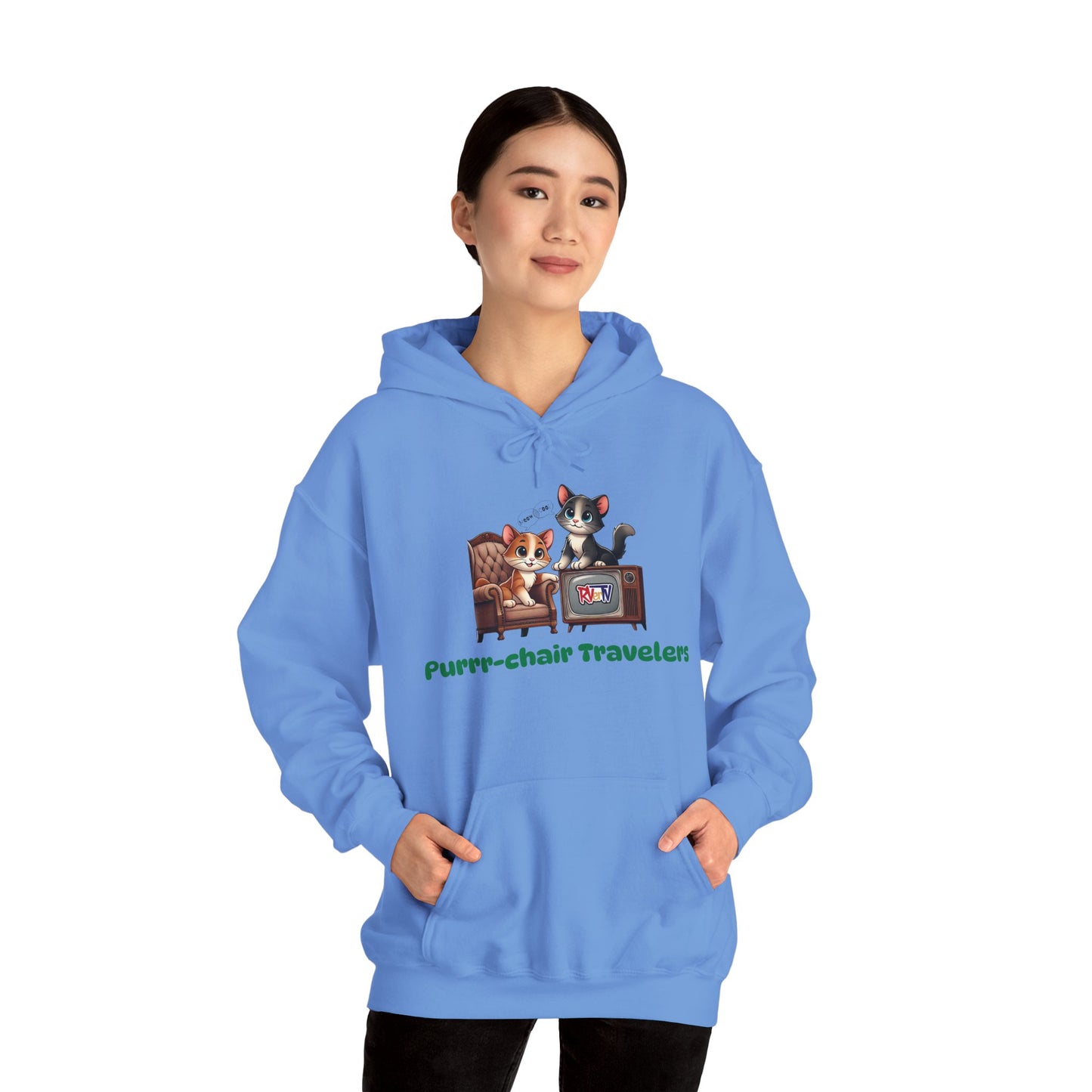 Purrr-chair Travelers - Hooded Sweatshirt