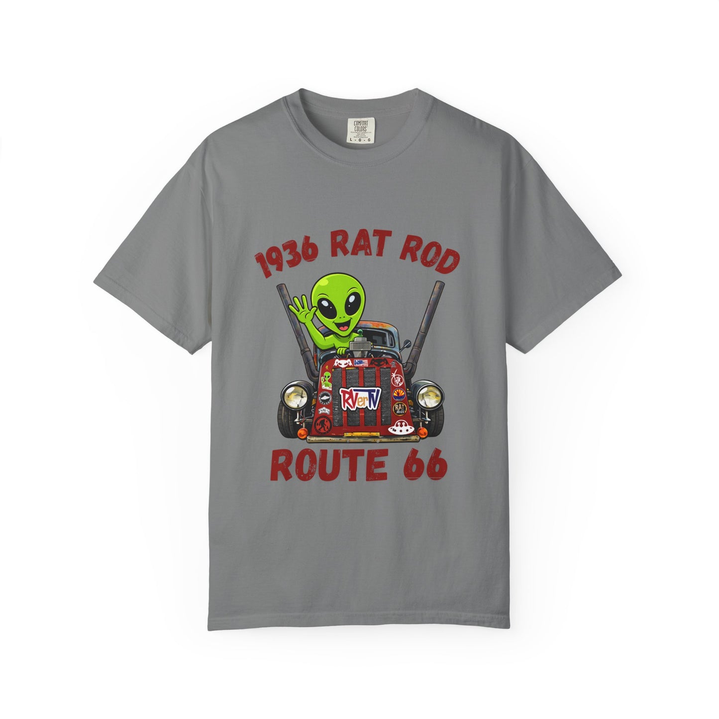 1936 Rat-Rod Route 66 - T-Shirt