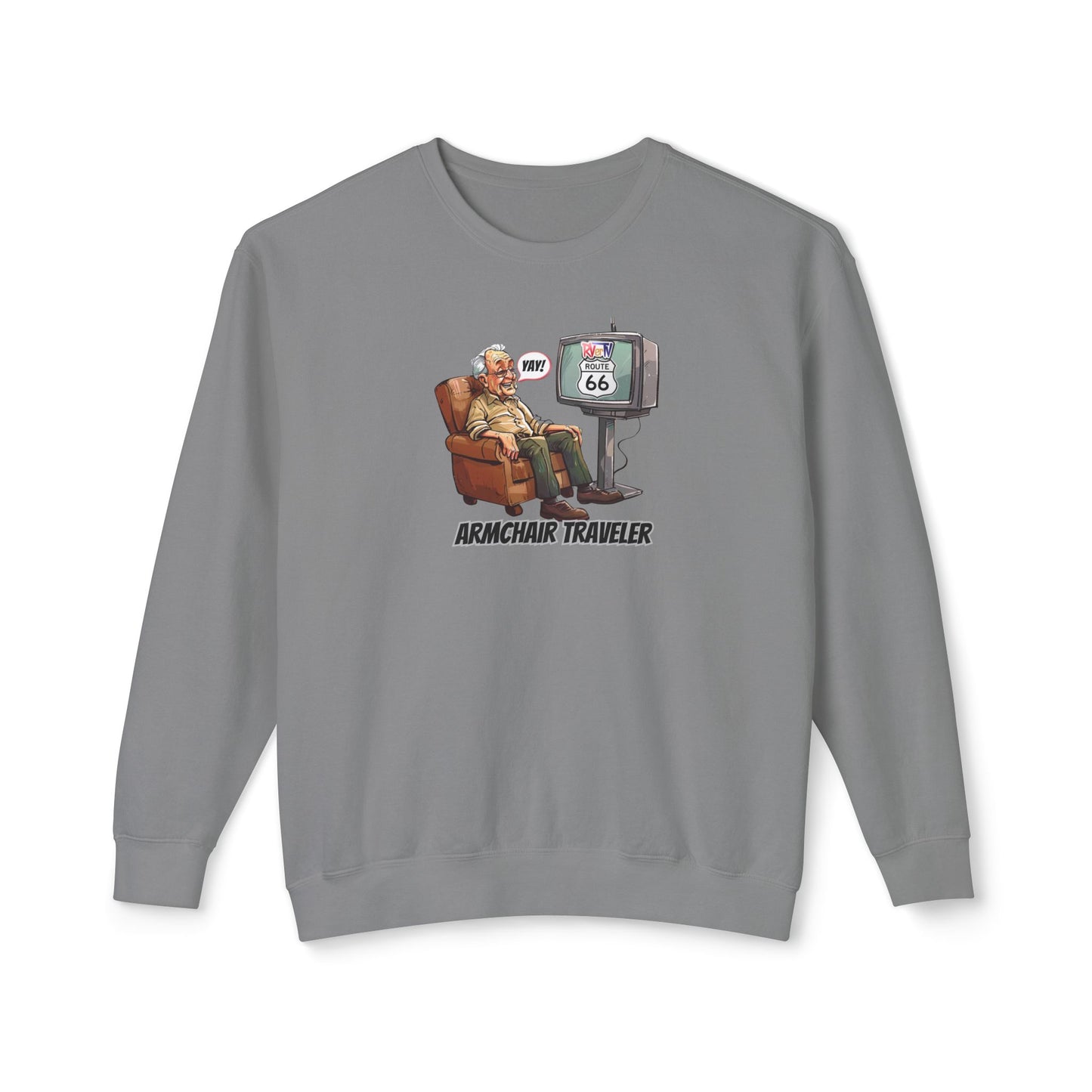 Armchair Traveler Grandpa - Sweatshirt