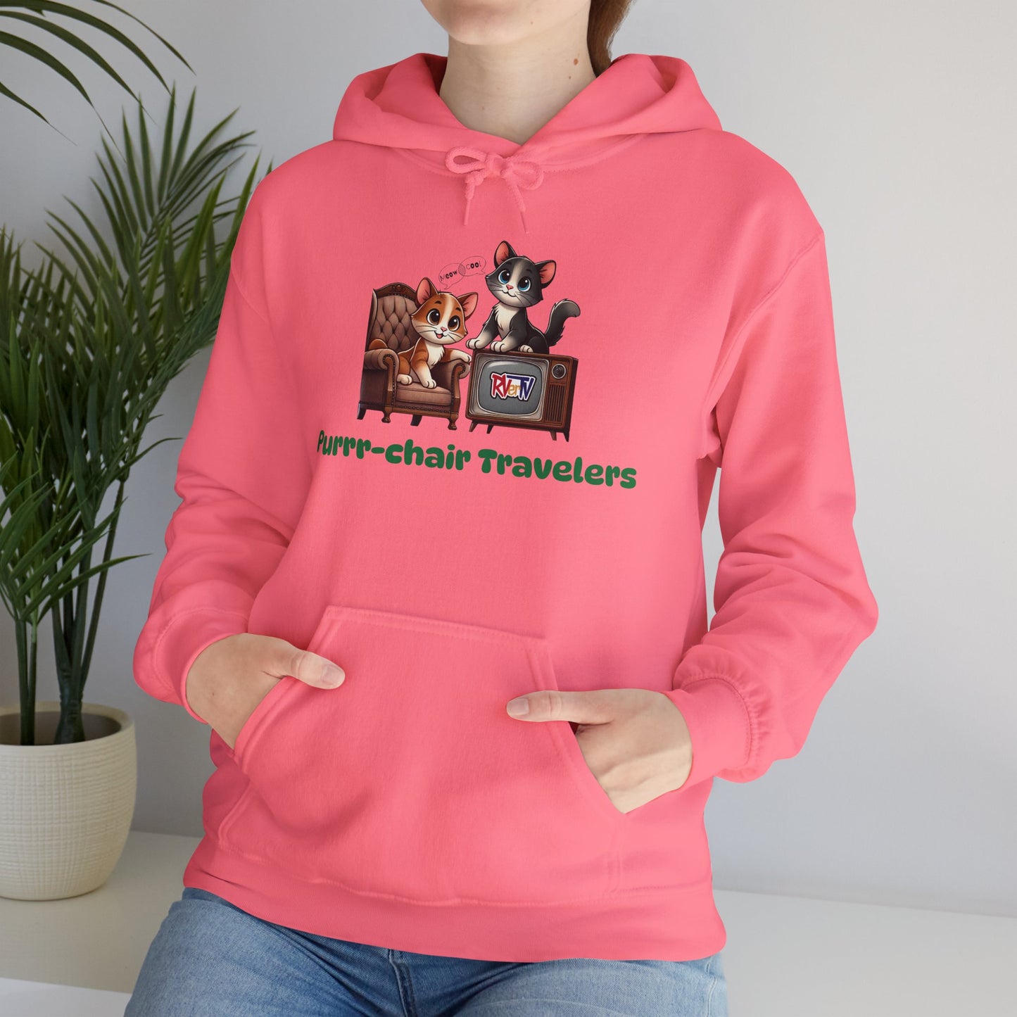 Purrr-chair Travelers - Hooded Sweatshirt