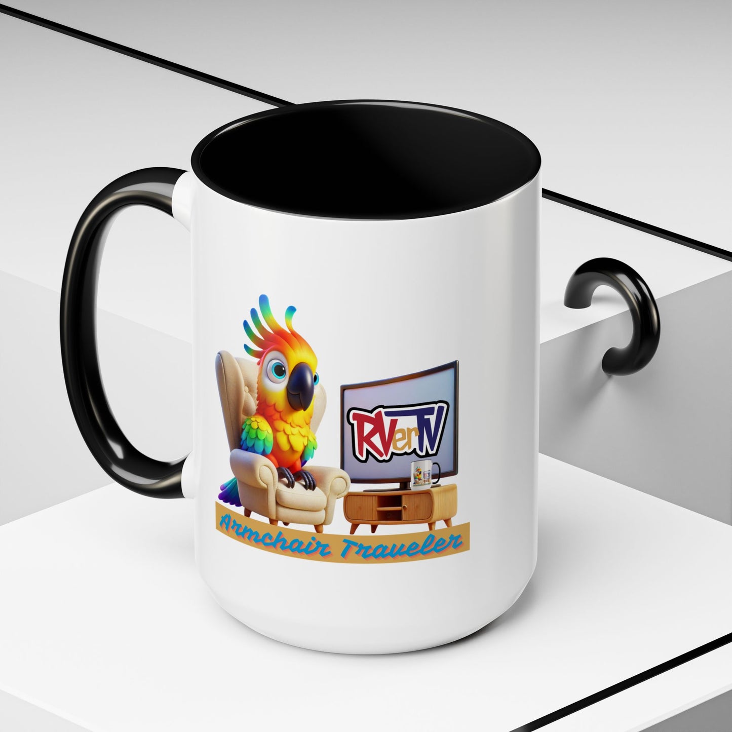 Armchair Traveler Bird - Coffee Mug