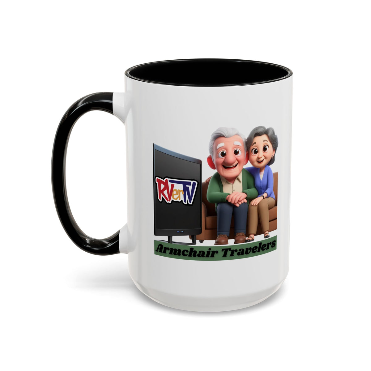 Armchair Travelers Couple - Coffee Mug