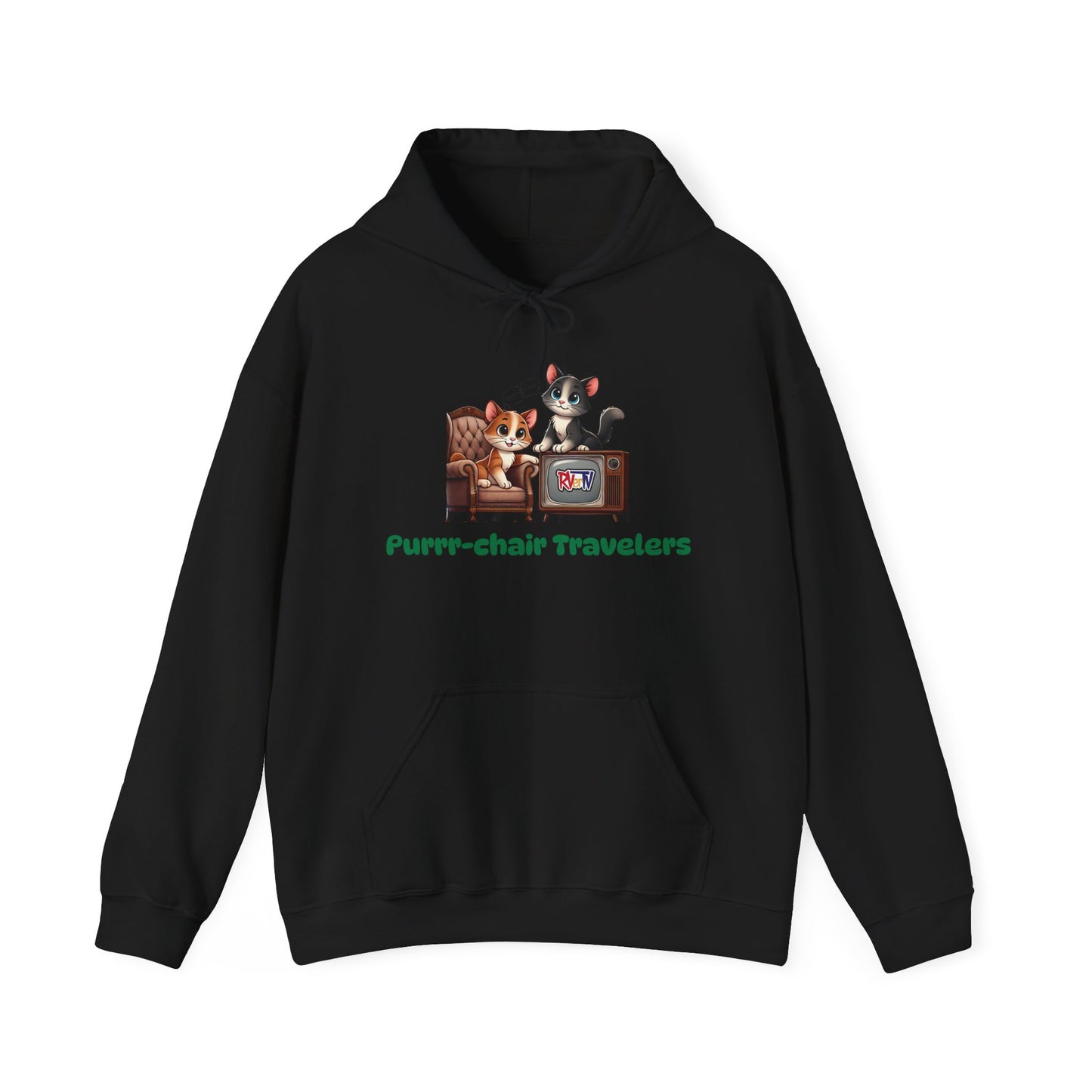 Purrr-chair Travelers - Hooded Sweatshirt