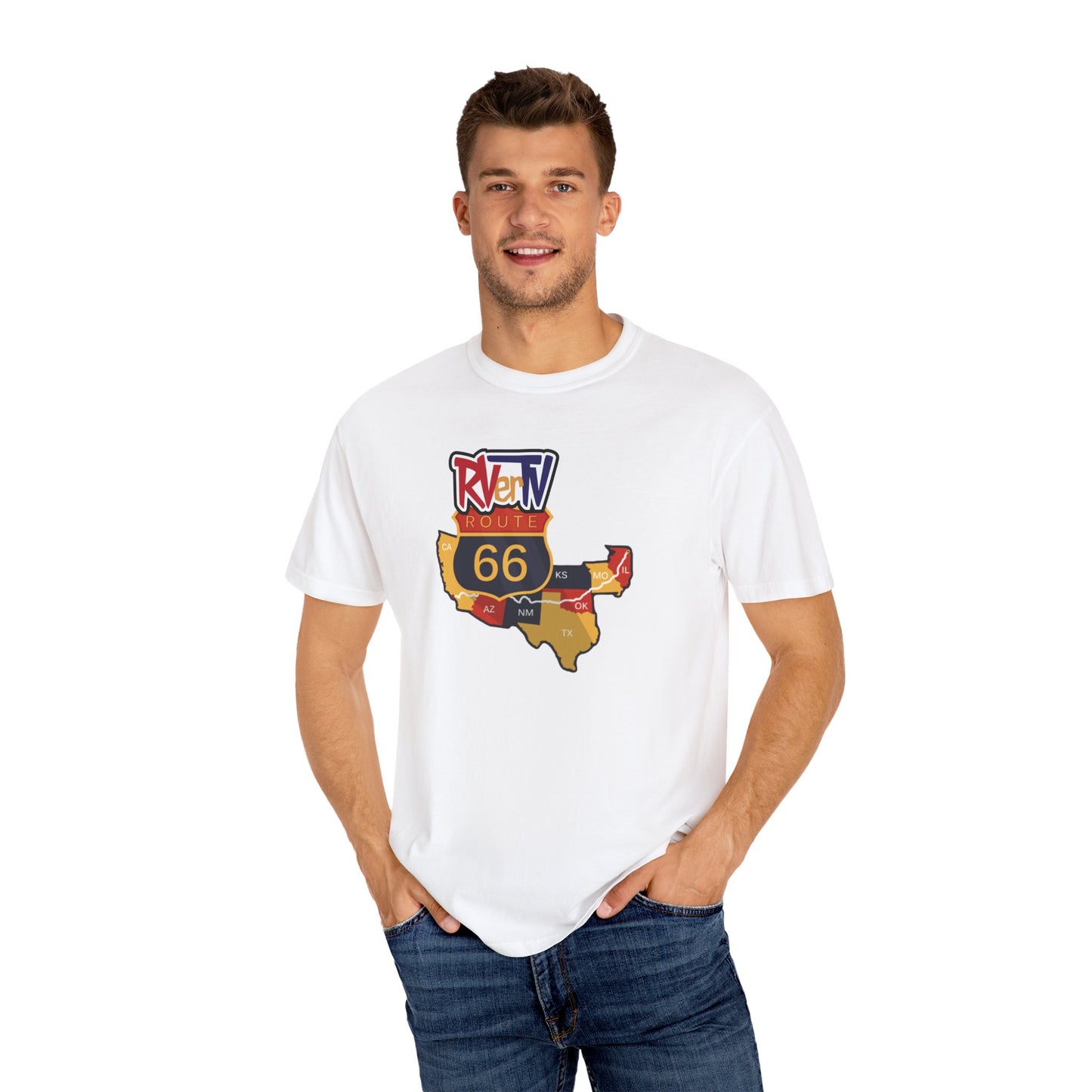 Route 66 Map -T-shirt