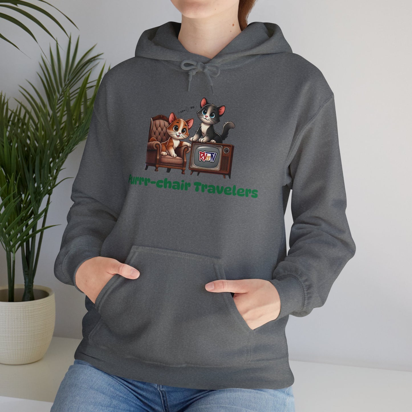 Purrr-chair Travelers - Hooded Sweatshirt