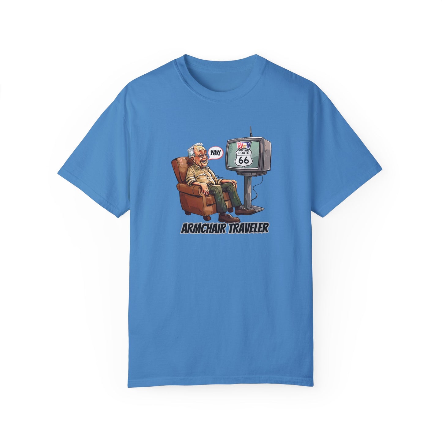 Armchair Traveler Grandpa - T-shirt