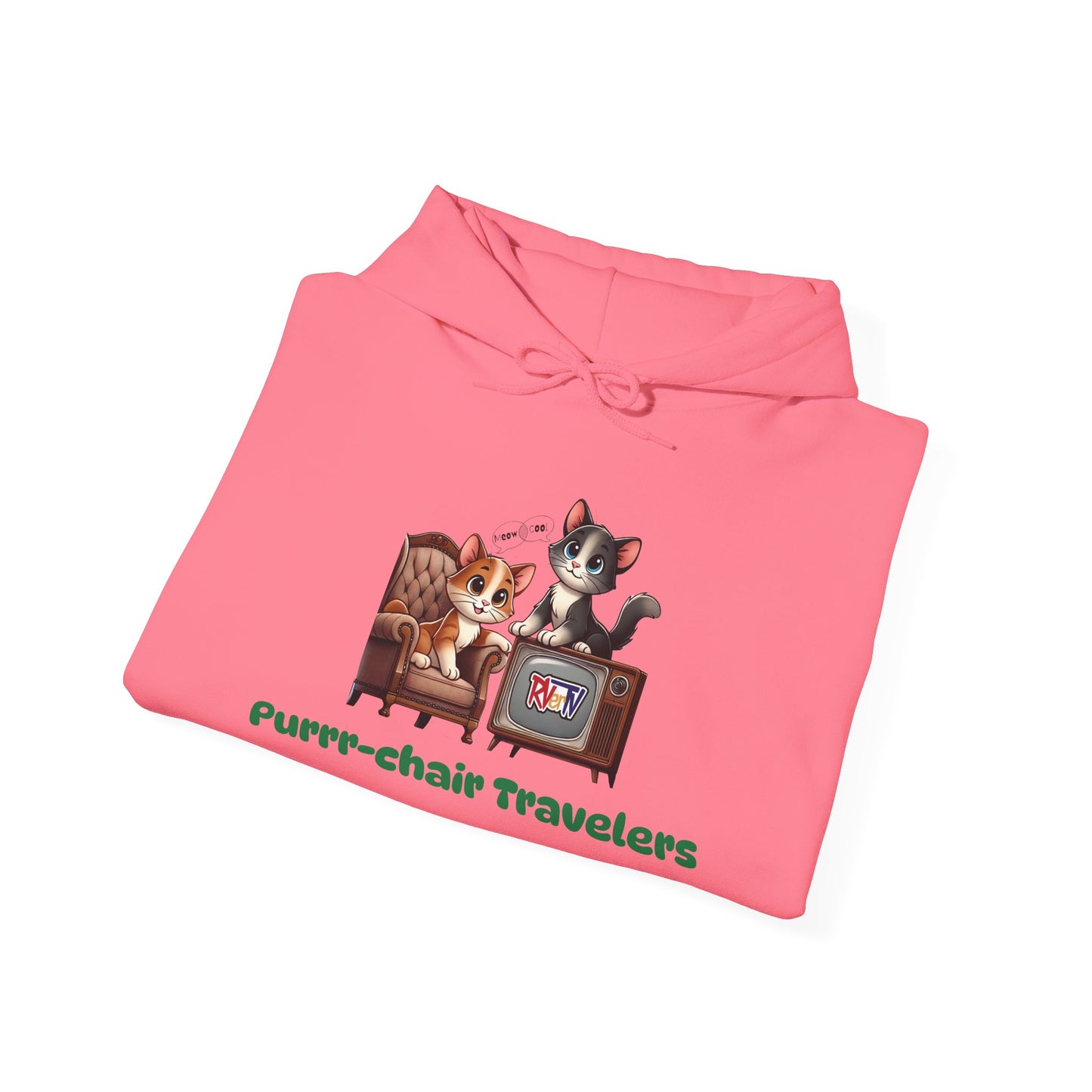 Purrr-chair Travelers - Hooded Sweatshirt