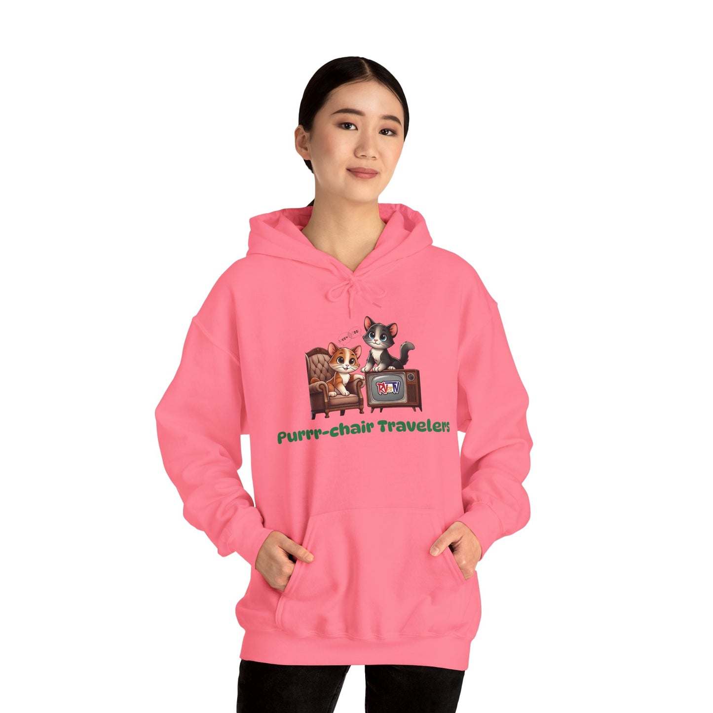 Purrr-chair Travelers - Hooded Sweatshirt