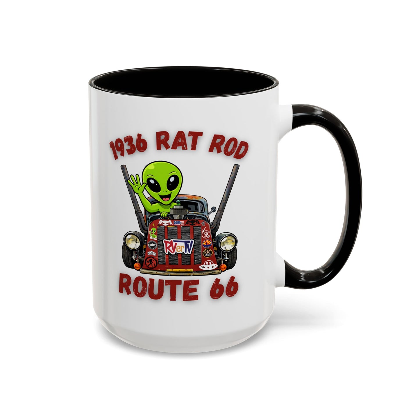 1936 Rat Rod Route 66 - Coffee Mug