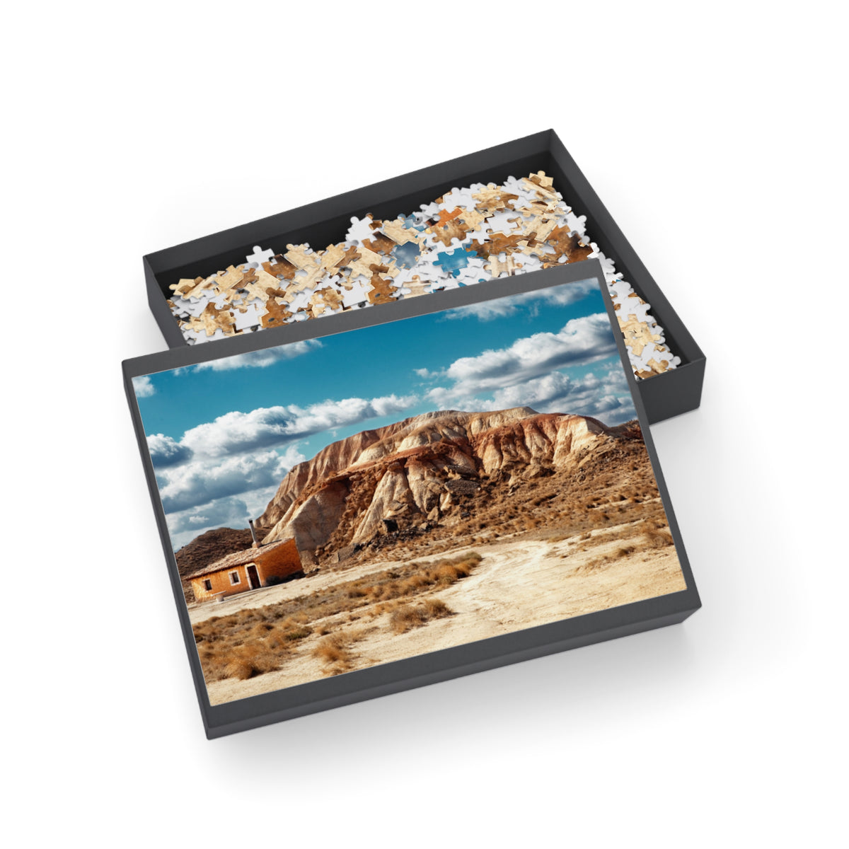 Shack by the Mountain Puzzle (96, 252, 500, 1000-Piece)