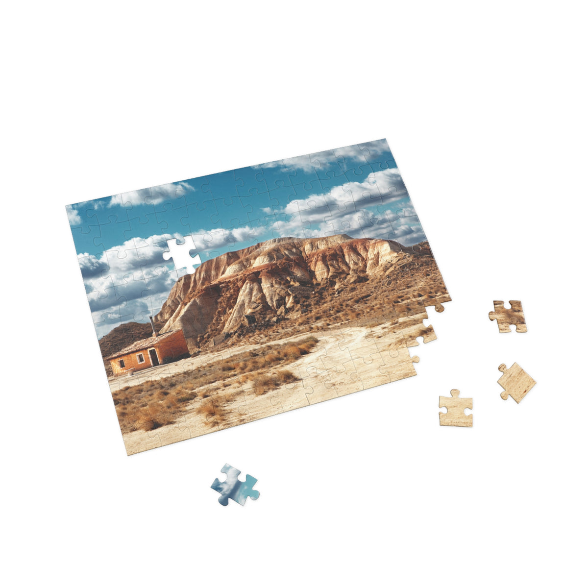 Shack by the Mountain Puzzle (96, 252, 500, 1000-Piece)