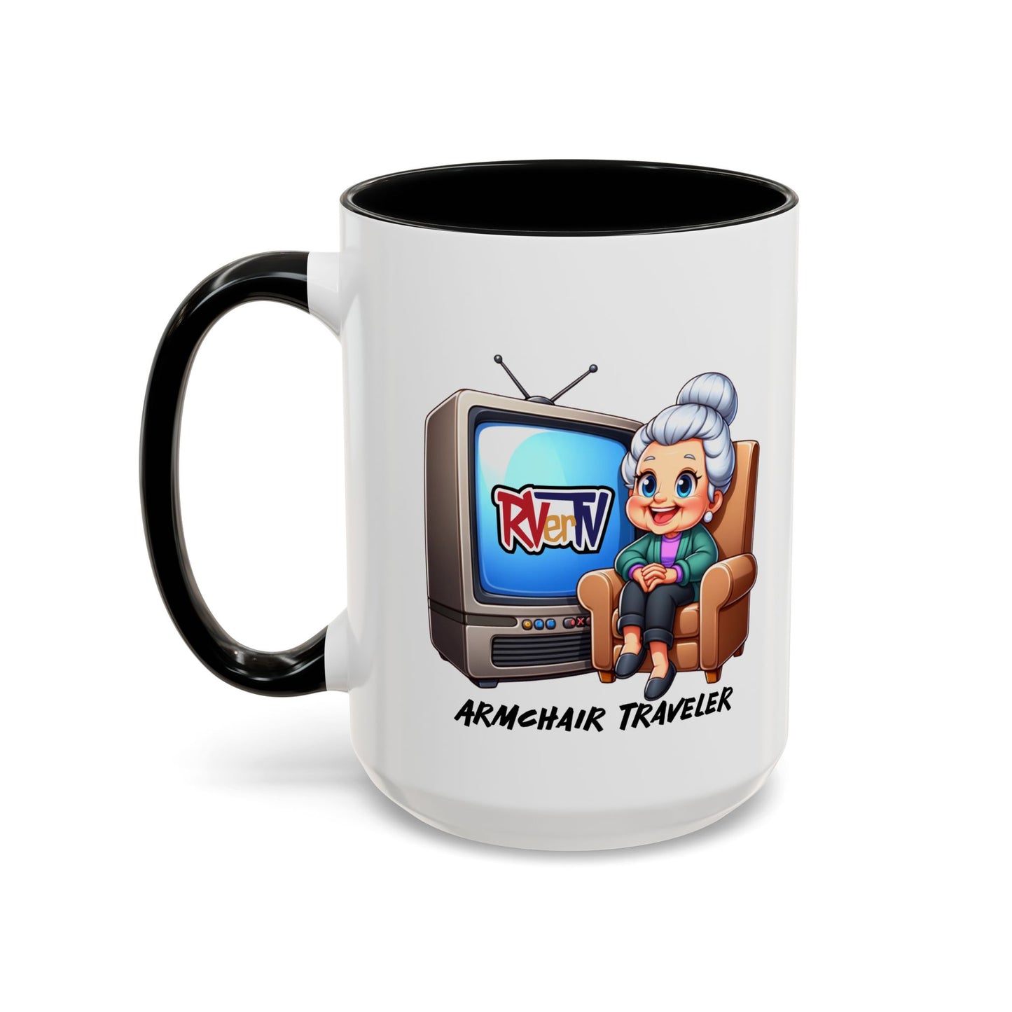 Armchair Traveler Grannie - Coffee Mug