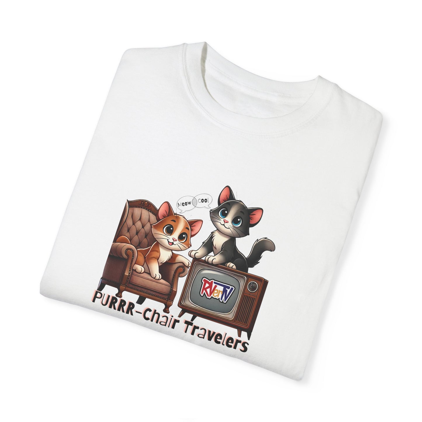 Purrr-Chair Travelers - T-shirt