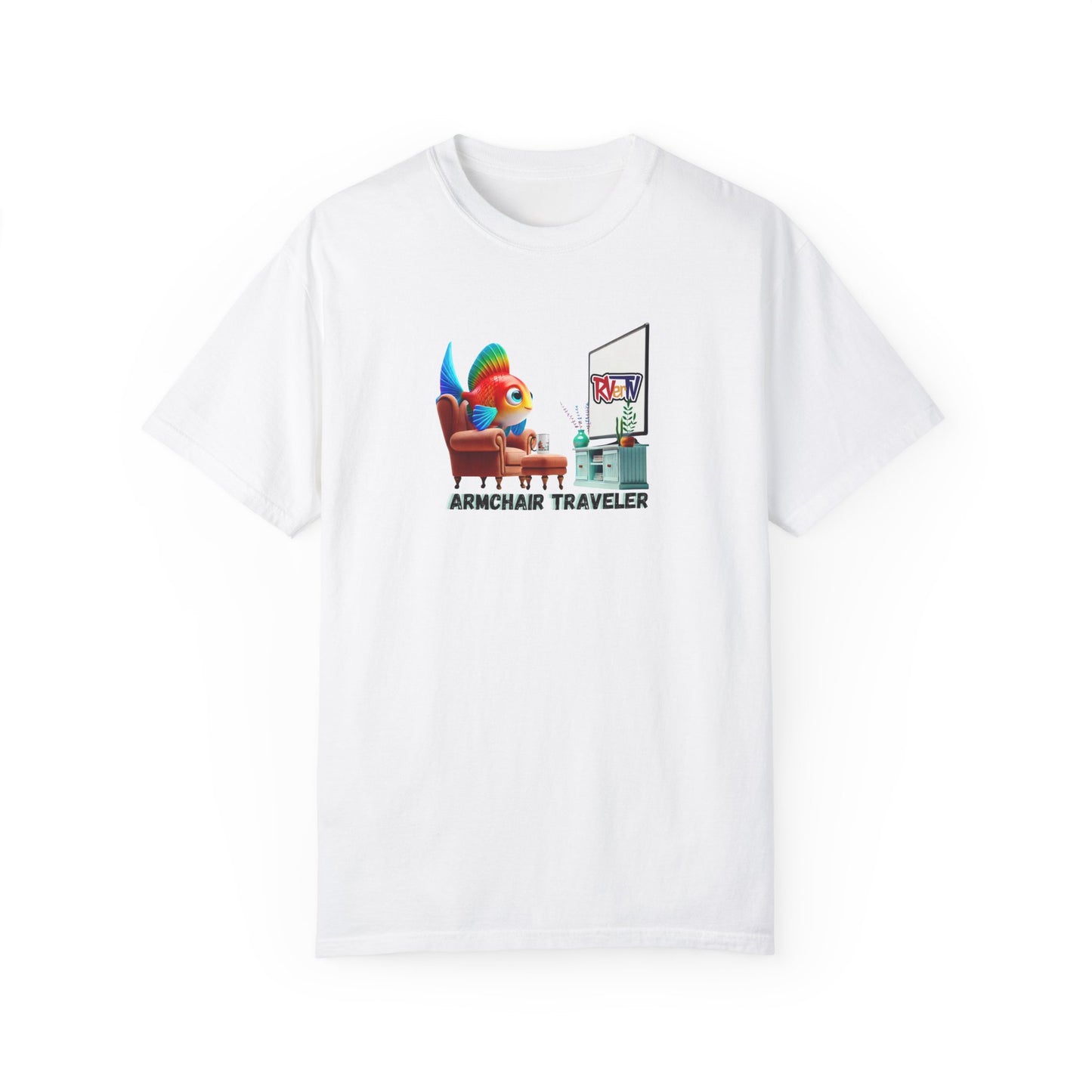 Armchair Traveler Fish - T-shirt