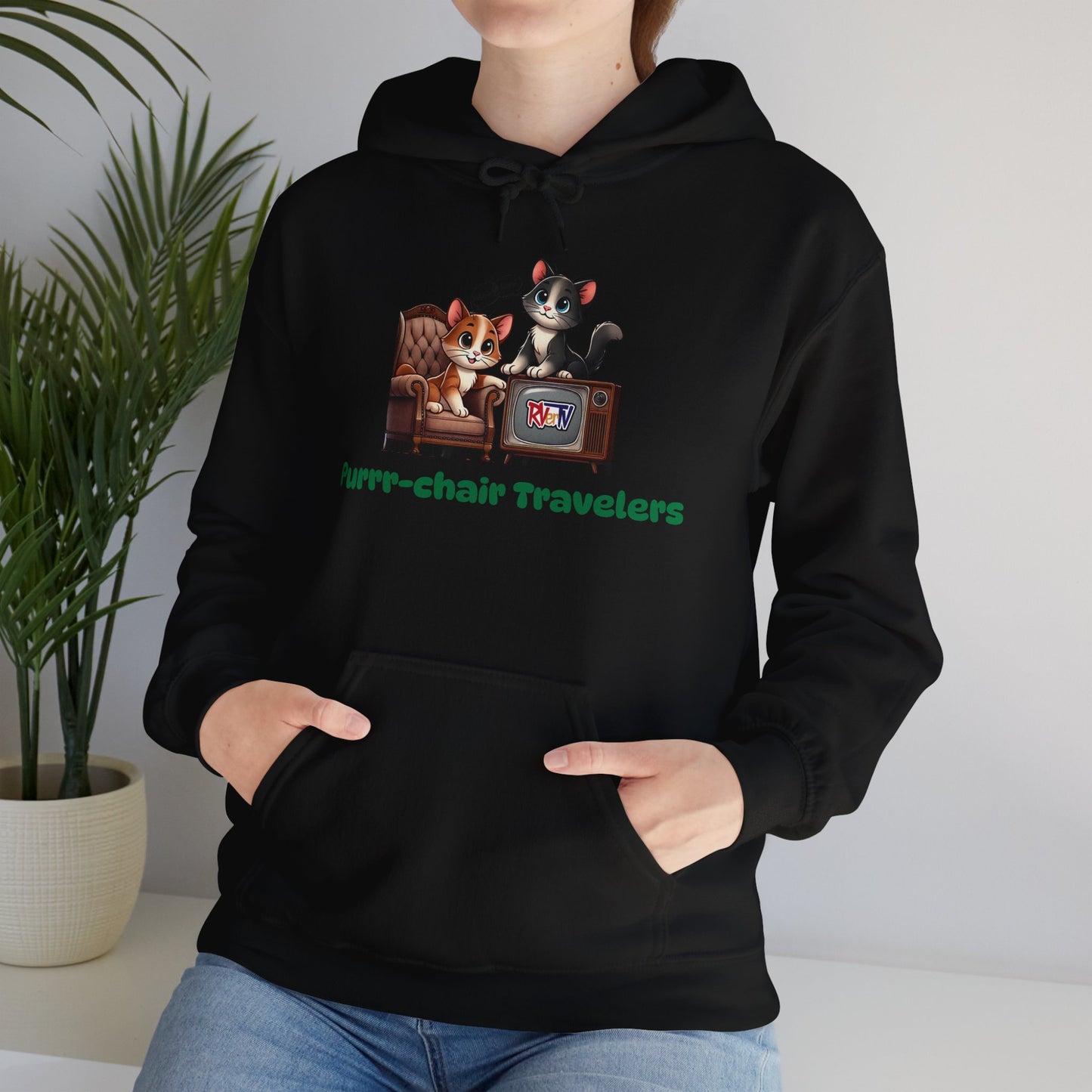 Purrr-chair Travelers - Hooded Sweatshirt