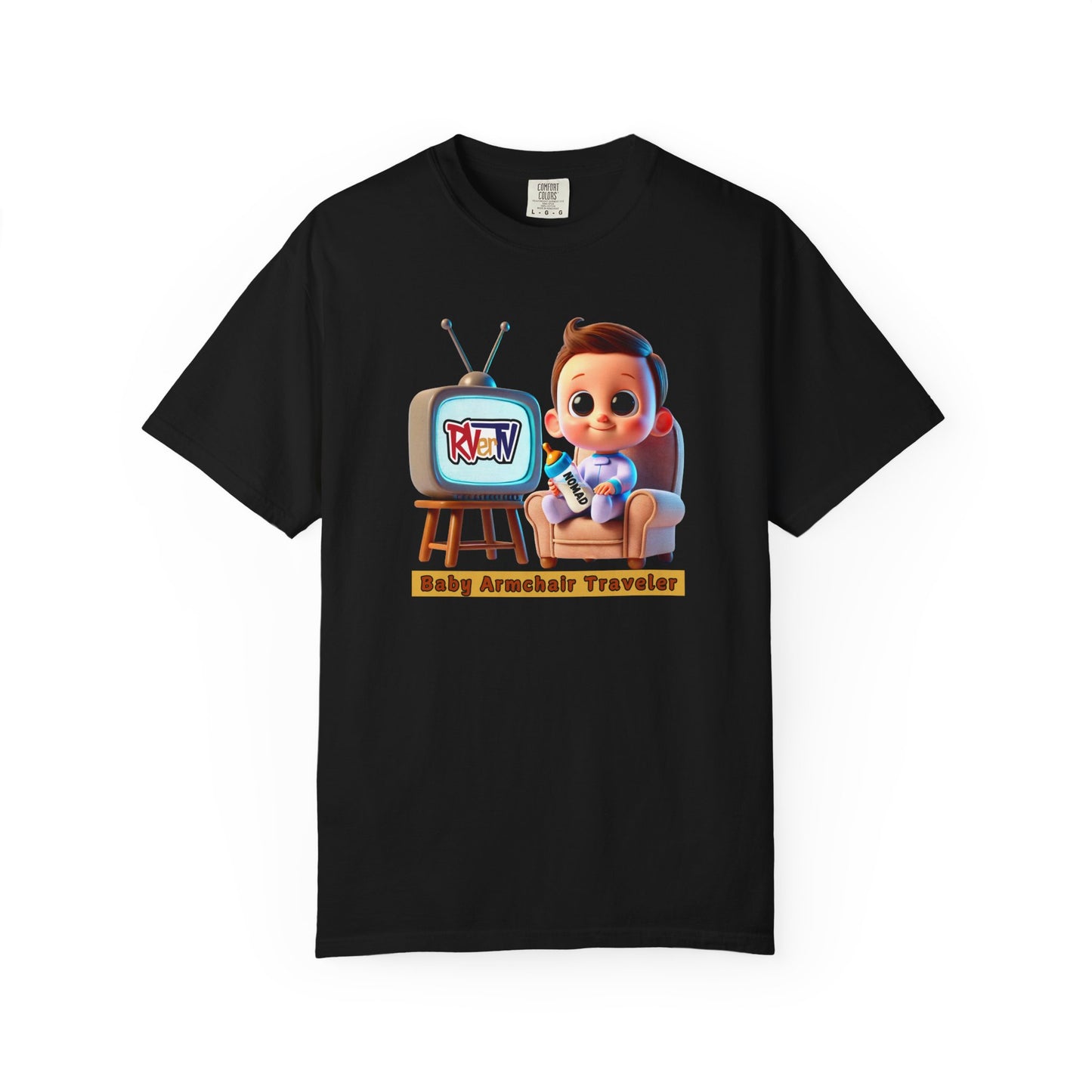 Armchair Traveler Baby - T-shirt (original design)