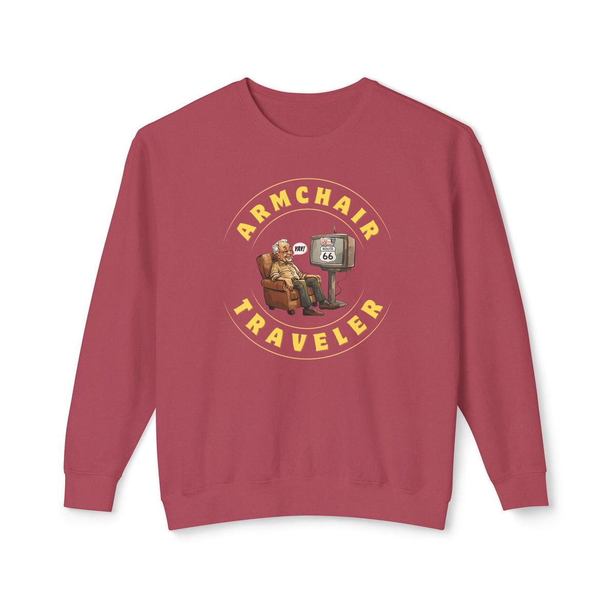 Armchair Traveler Grandpa - Sweatshirt (new design)