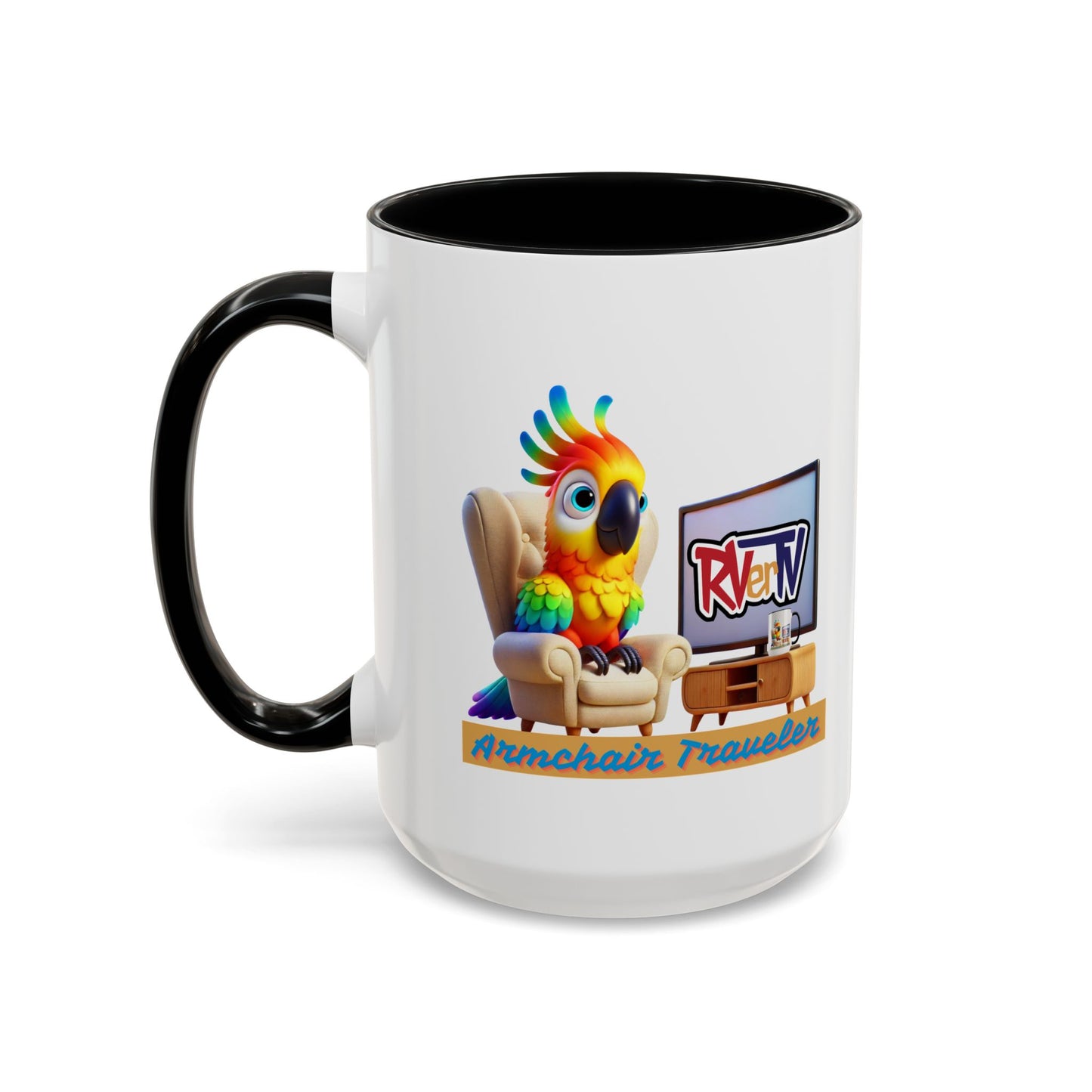 Armchair Traveler Bird - Coffee Mug
