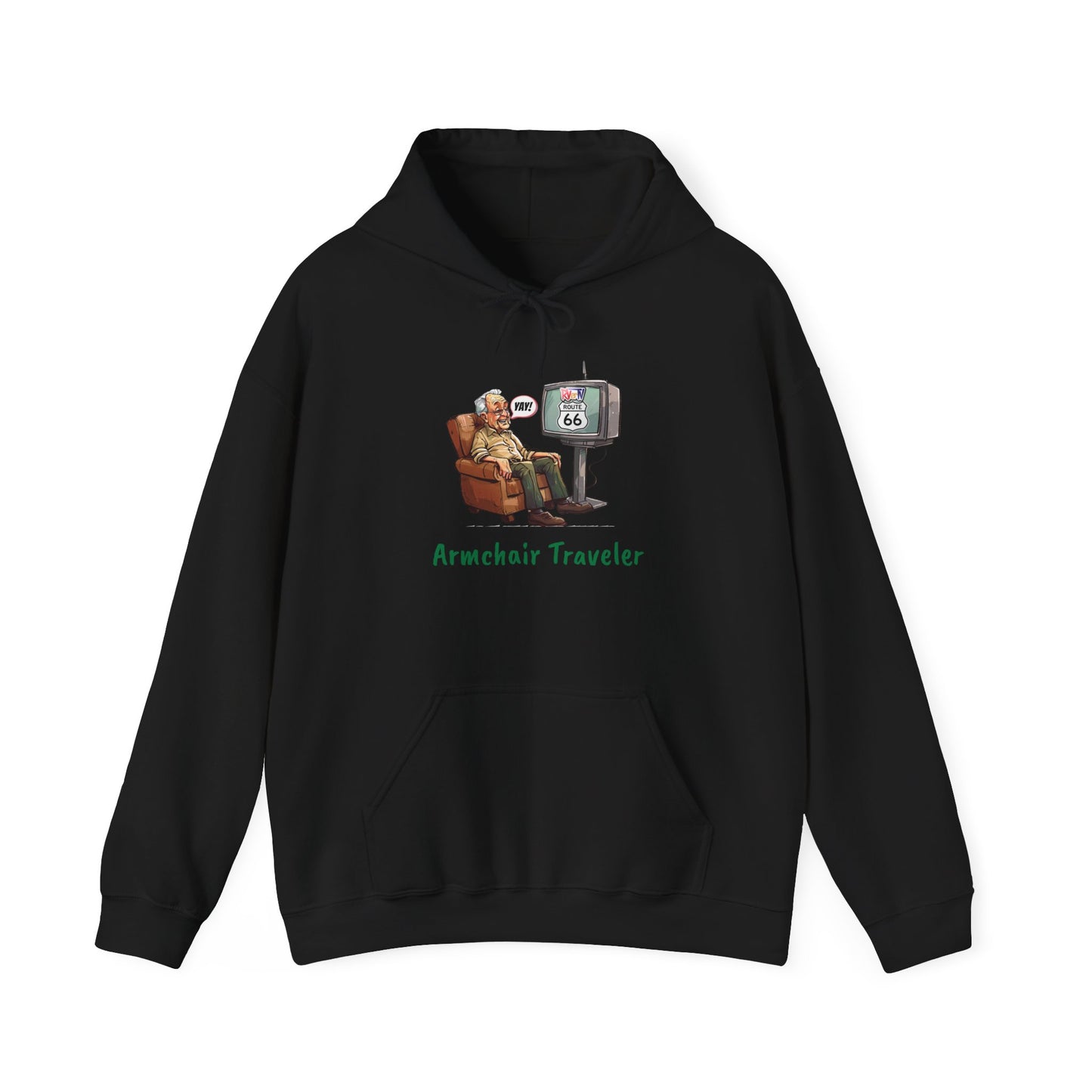 Armchair Traveler Grandpa - Sweatshirt Hoodie