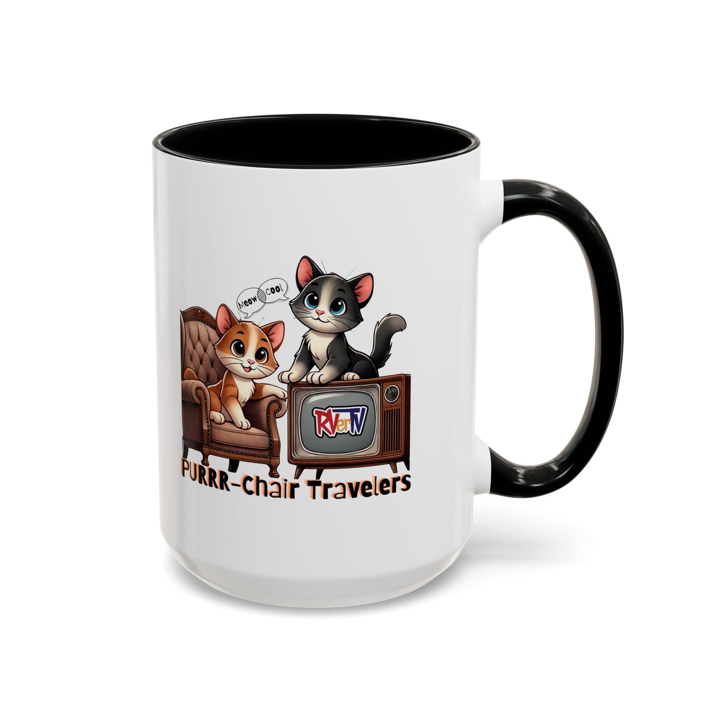 Purrr-chair Travelers - Coffee Mug