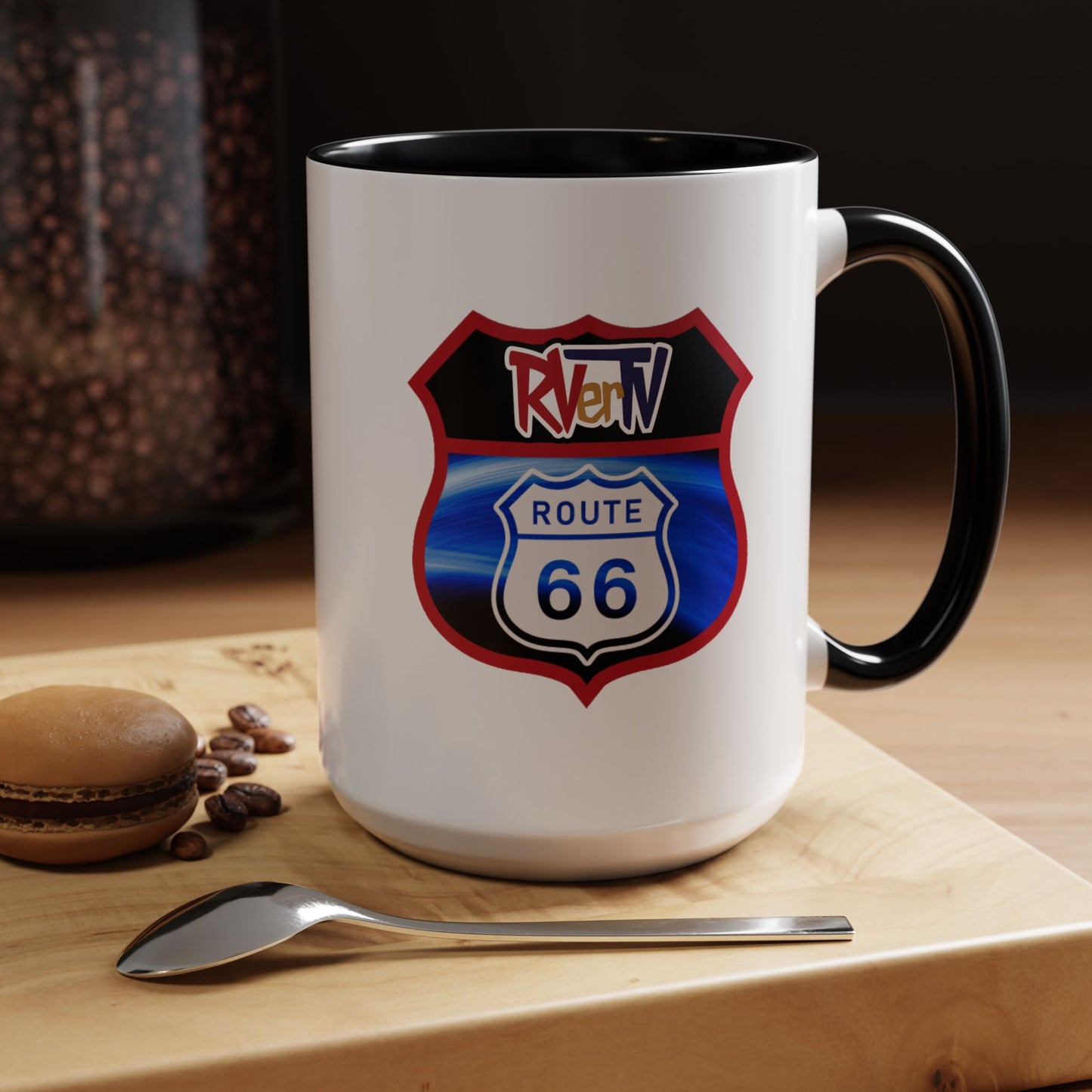 Route 66 with RVerTV - Coffee Mug