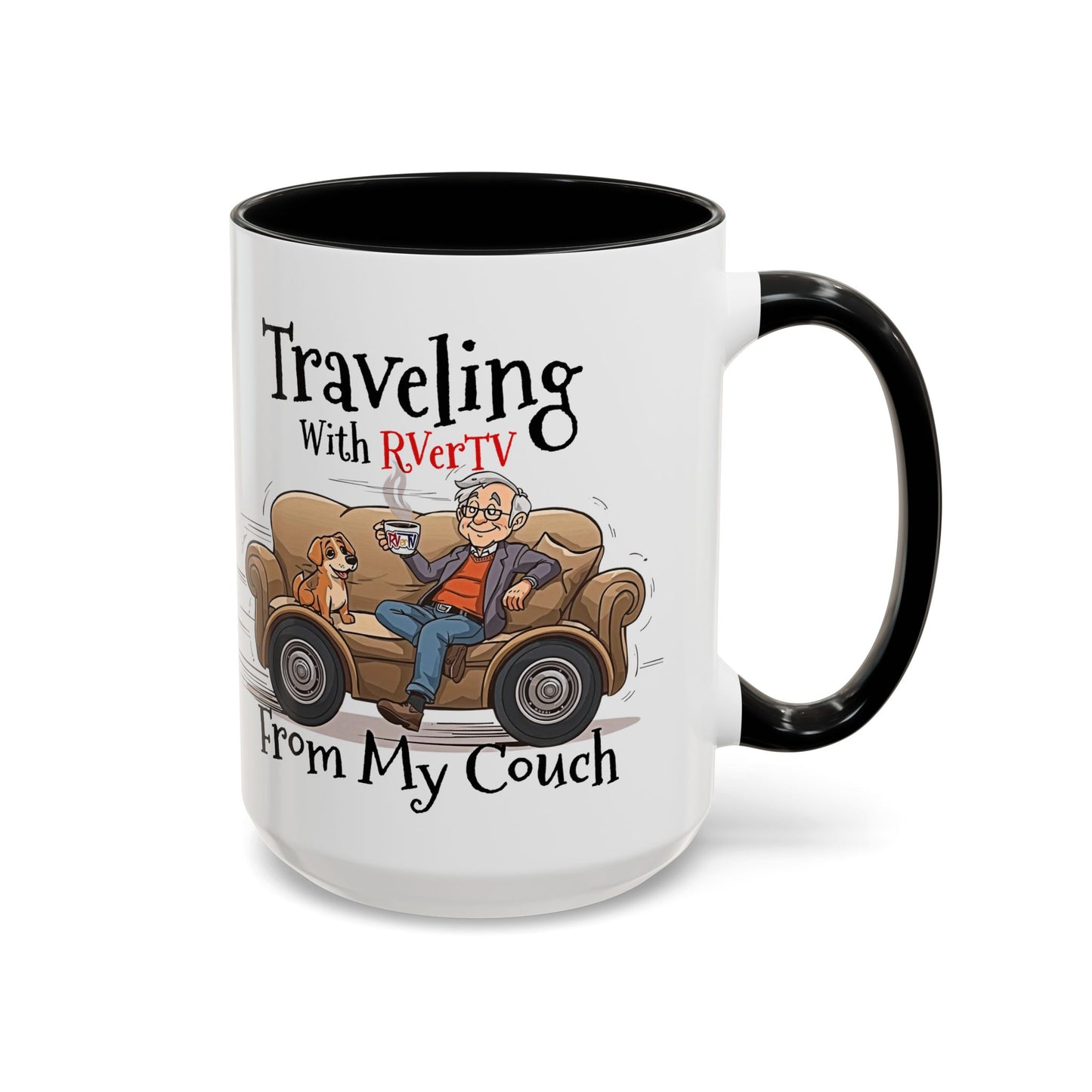 Traveling With RVerTV From My Couch - Coffee Mug