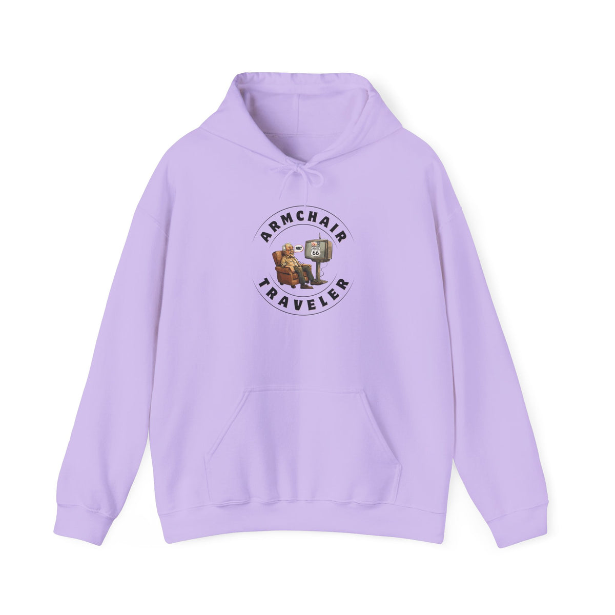 Armchair Traveler Grandpa - Hooded Sweatshirt (new design