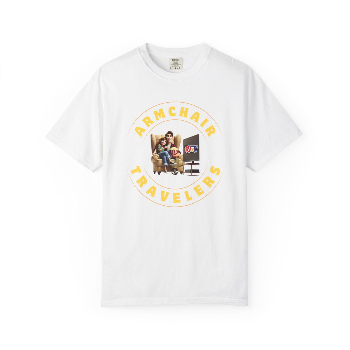 Armchair Traveler Partners -T-shirt (new design)