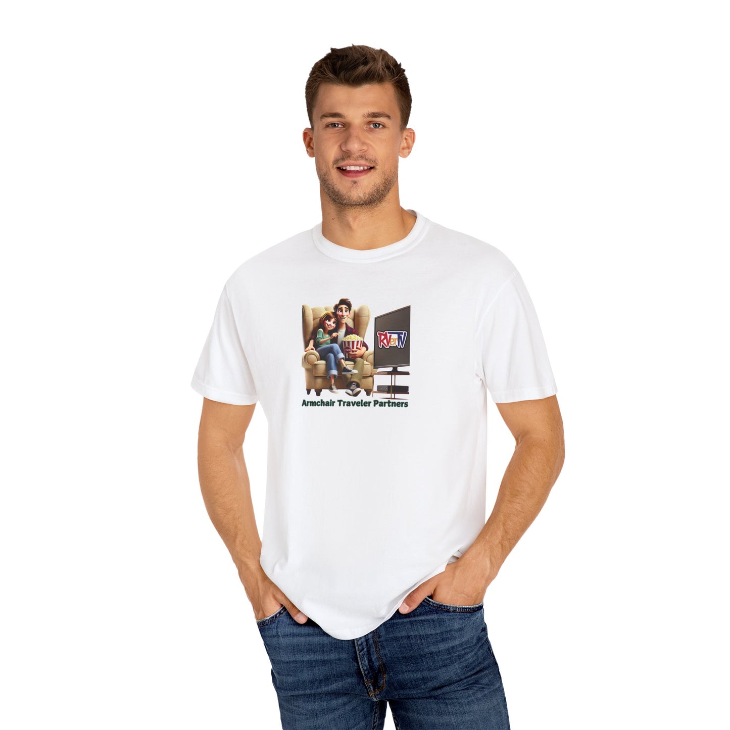 Armchair Traveler Partners -T-shirt