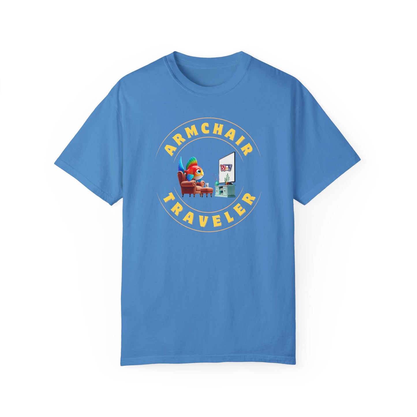 Armchair Traveler Fish - T-shirt