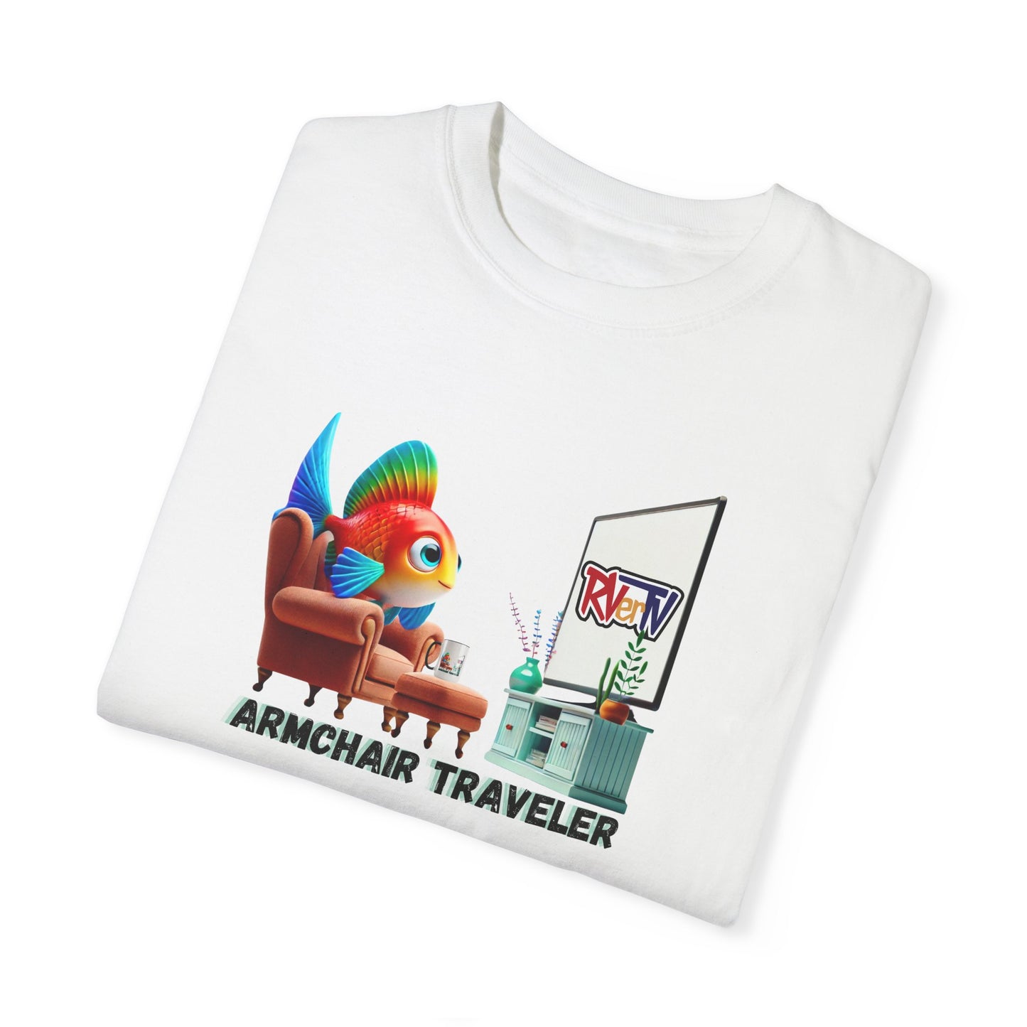 Armchair Traveler Fish - T-shirt