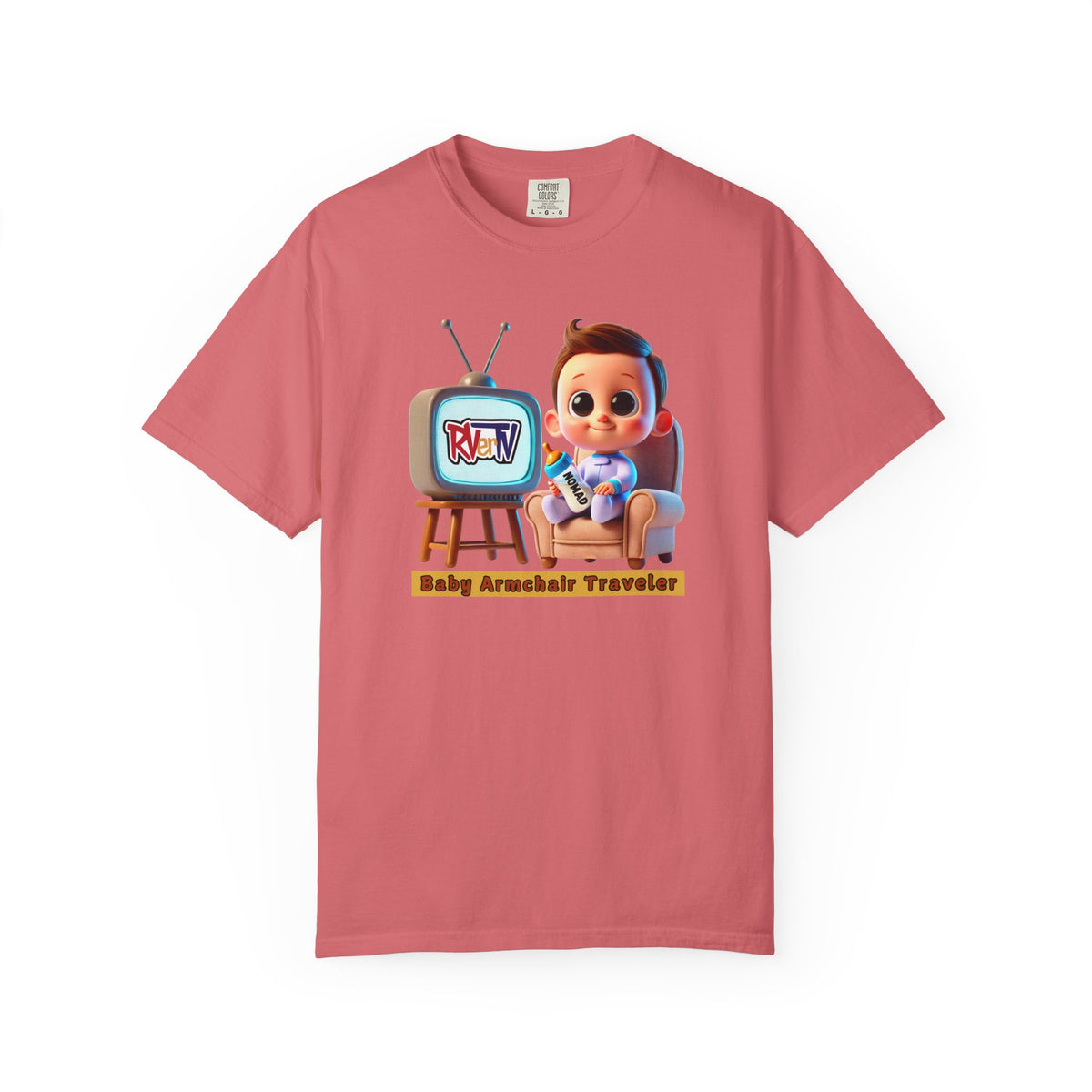 Armchair Traveler Baby - T-shirt (original design)