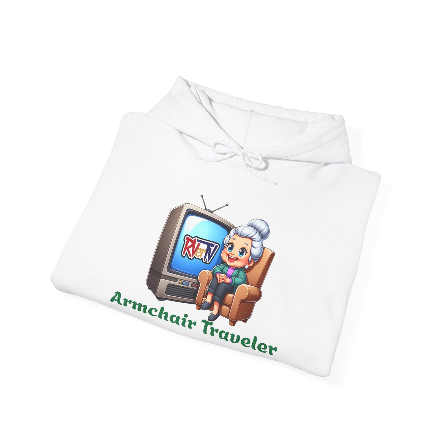 Armchair Traveler Grannie -  Hooded Sweatshirt