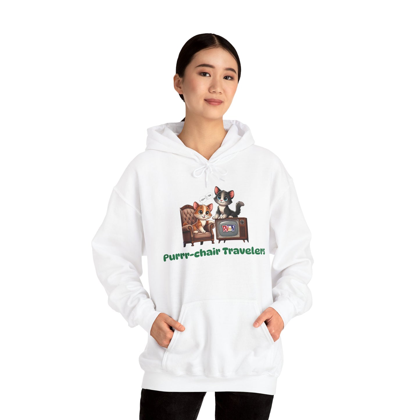 Purrr-chair Travelers - Hooded Sweatshirt