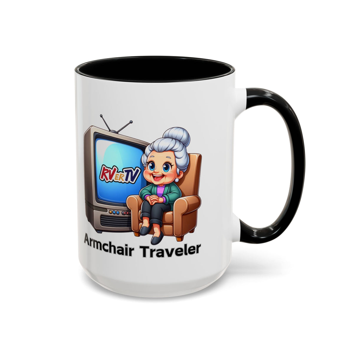 Armchair Traveler Grannie - Coffee Mug