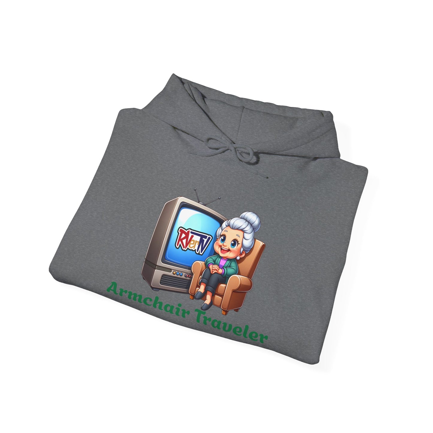 Armchair Traveler Grannie -  Hooded Sweatshirt