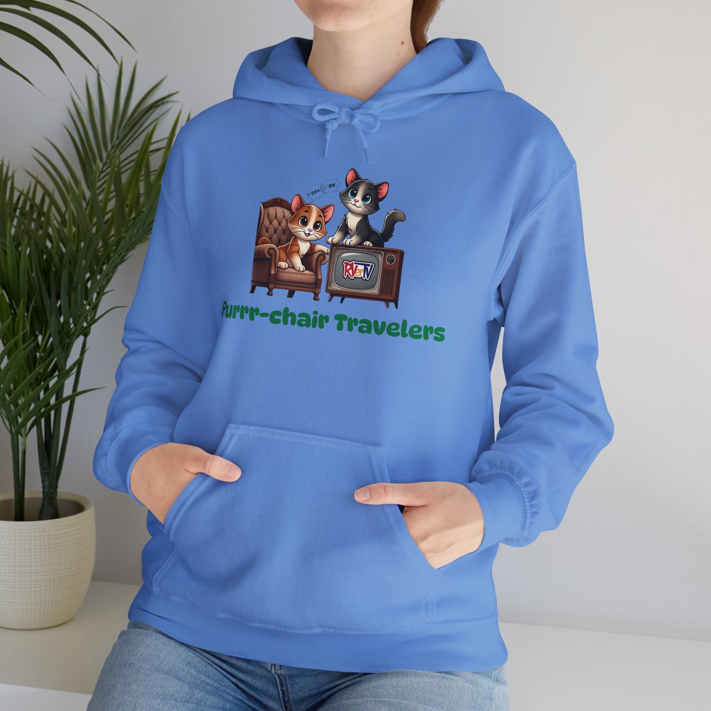 Purrr-chair Travelers - Hooded Sweatshirt